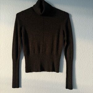 Nili Lotan Charcoal Turtleneck Sweater